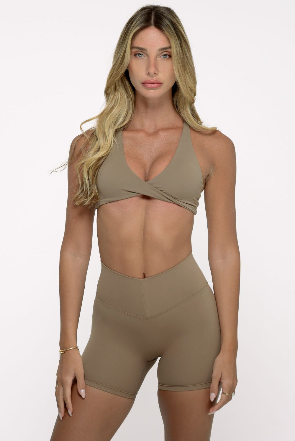 שורט V SCRUNCH FLOWER - Vlinks