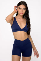 שורט V SCRUNCH FLOWER - Vlinks