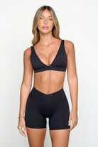 שורט V SCRUNCH FLOWER - Vlinks