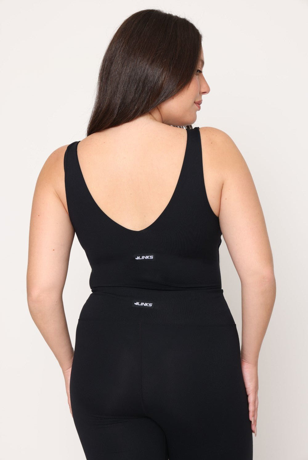 בגד גוף בחיתוך וי עמוק Brushberry - Vlinks