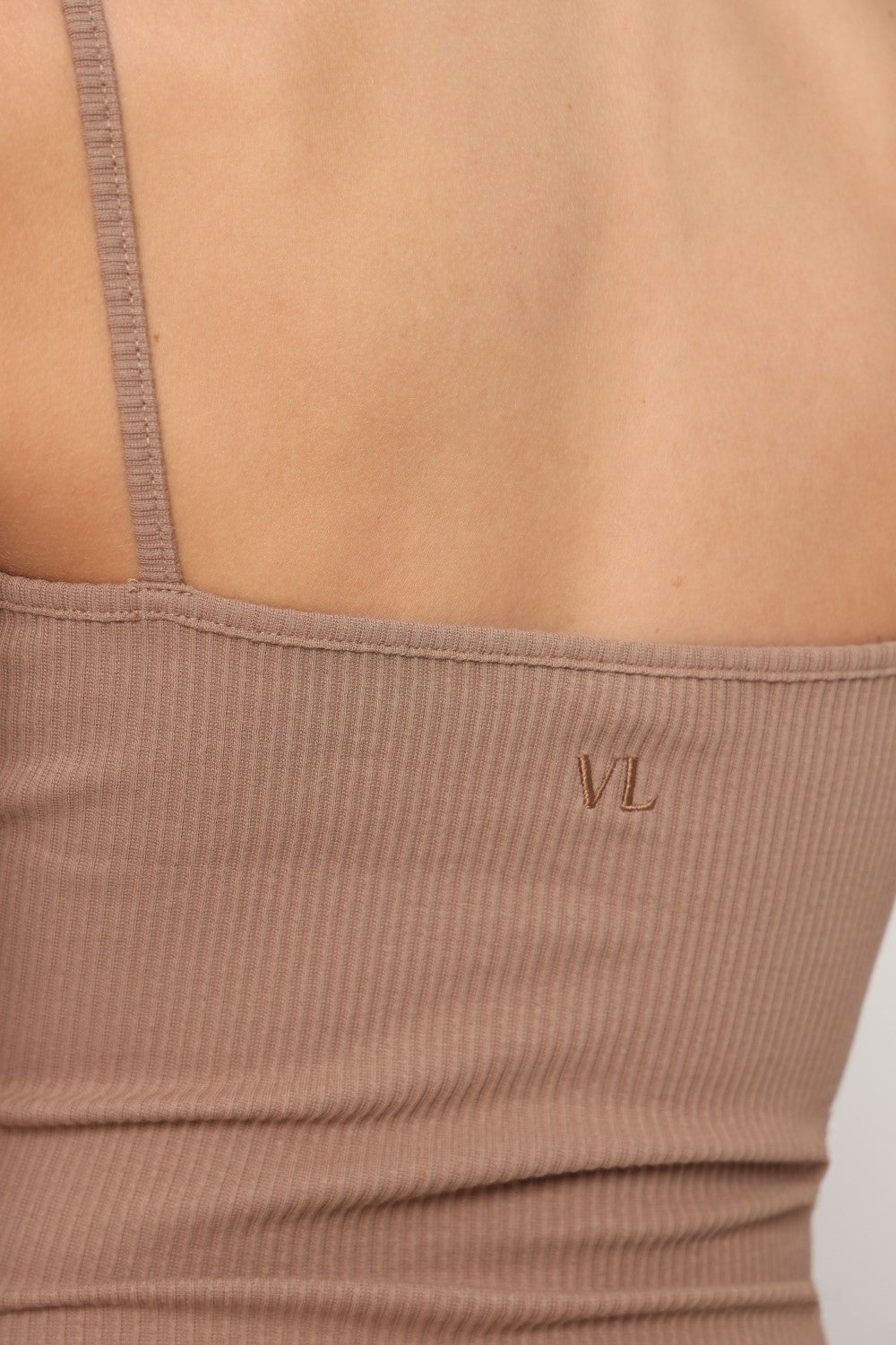 שמלת מיני סריג Ribbed - Vlinks