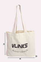 תיק צד קנבס Tote cotton - Vlinks