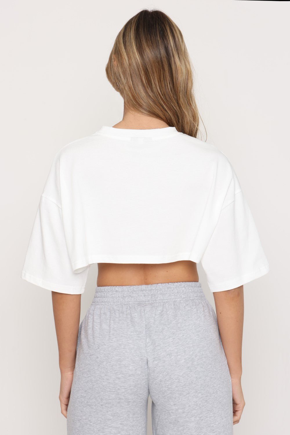 חולצת קרופ אוברסייז - Vlinks