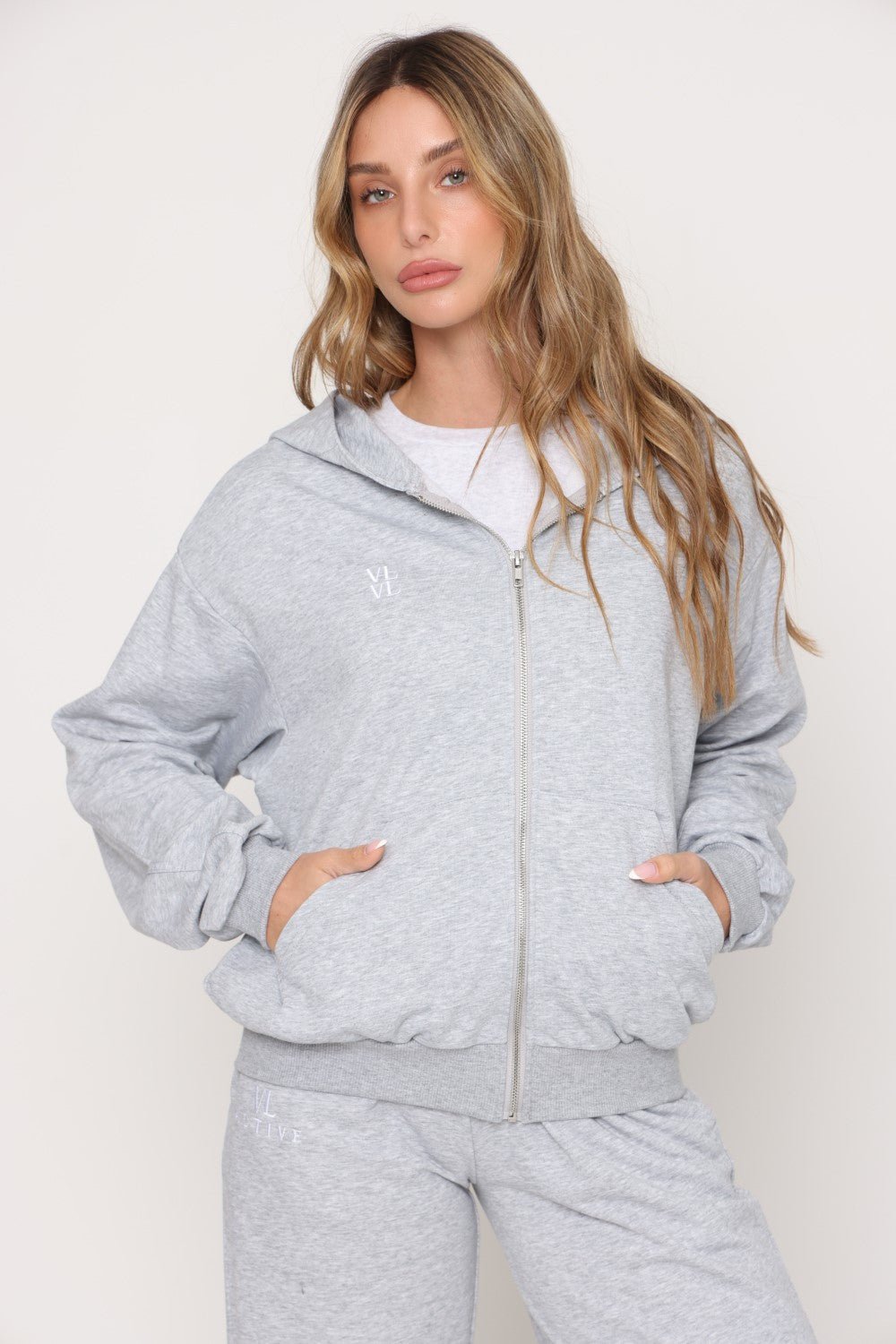 Zip Hoodie Oversized - Vlinks