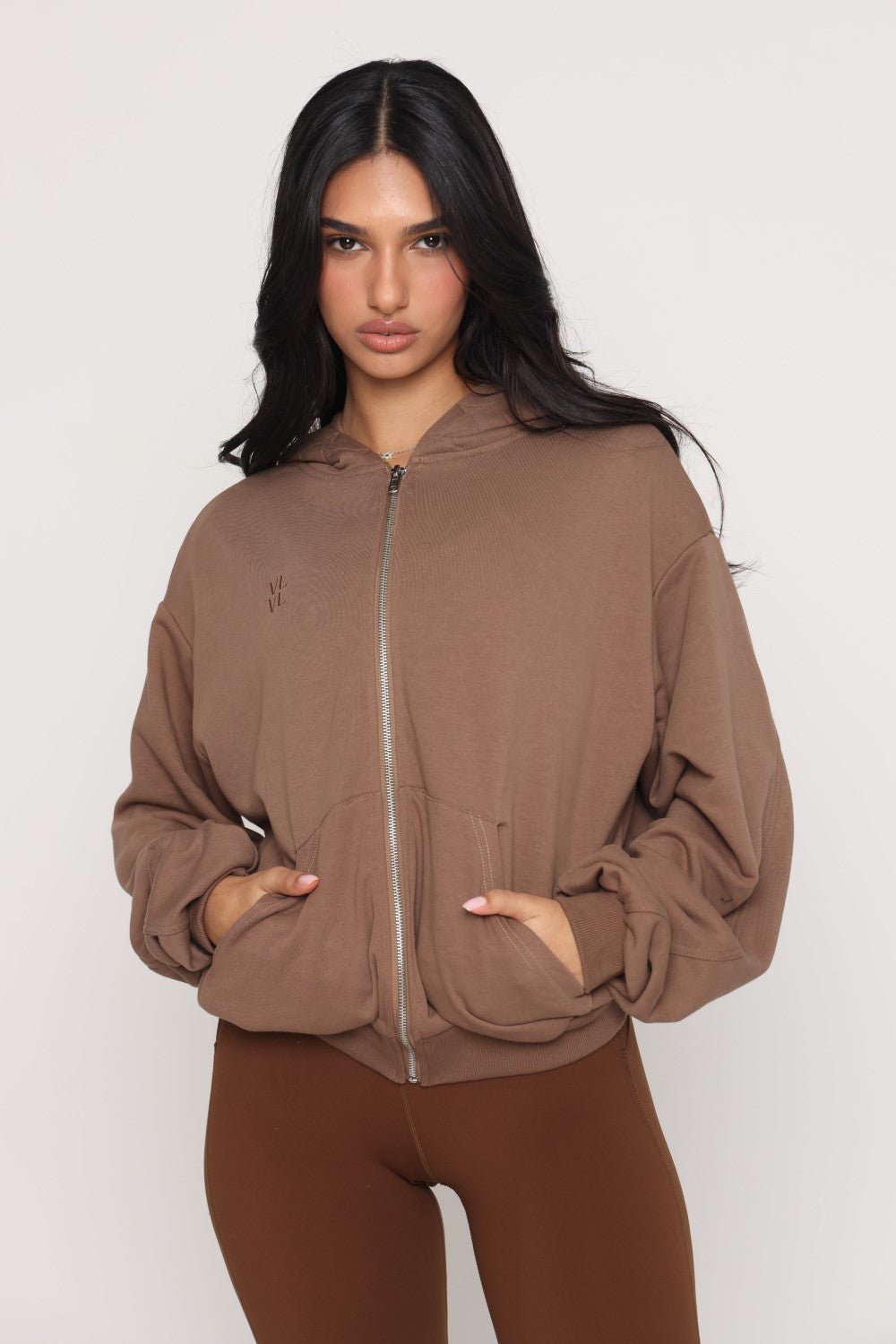 Zip Hoodie Oversized - Vlinks