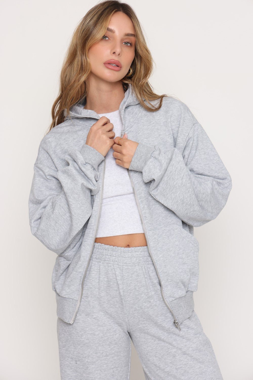 Zip Hoodie Oversized - Vlinks