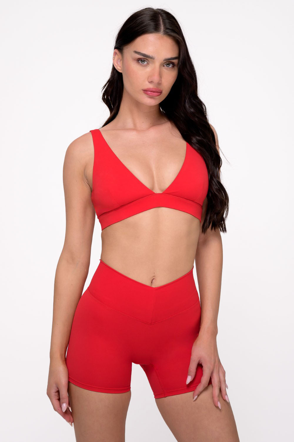 שורט V SCRUNCH FLOWER - Vlinks