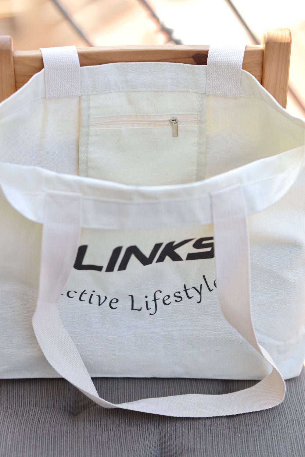 תיק צד קנבס Tote cotton - Vlinks