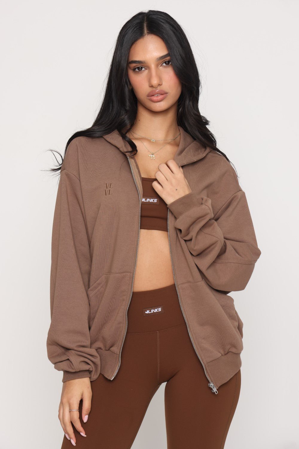 Zip Hoodie Oversized - Vlinks